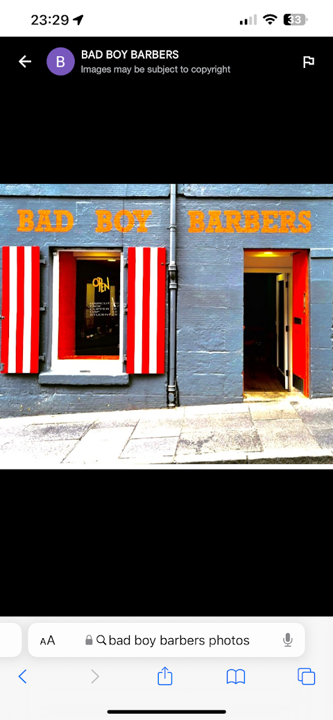 BAD BOY BARBERS, barber shop in Edinburgh