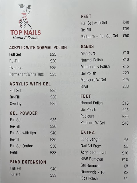 Top Nails Health and Beauty, nail salon in Bristol